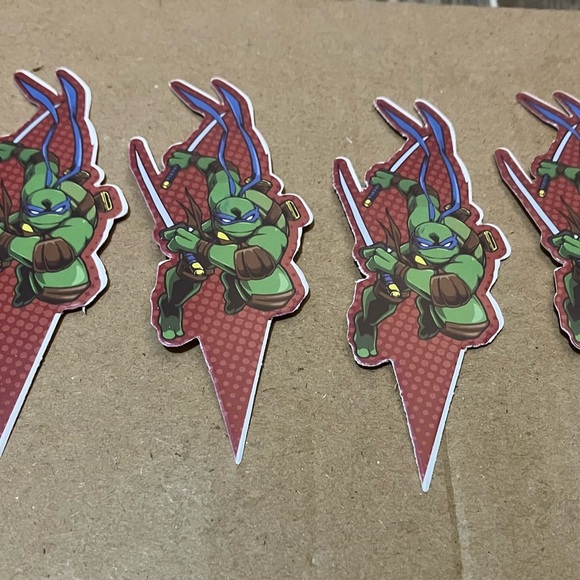 Teenage Mutant Ninja Turtles Birthday Cake Topper - Picture 7 of 10